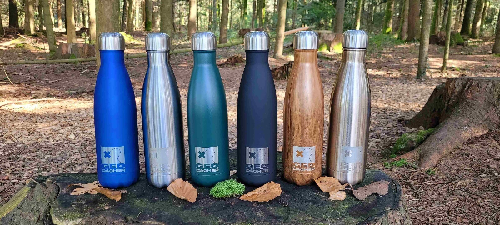 Geocacher Edelstahlflasche 0.5L