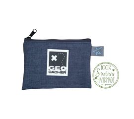 Geocacher Portemonnaie Blau