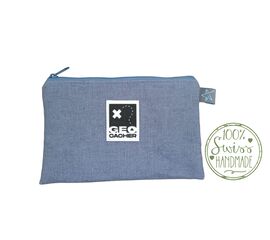 Geocacher Etui Jeans Blau