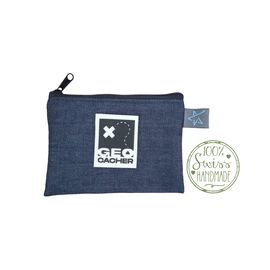 Geocacher Portemonnaie Blau