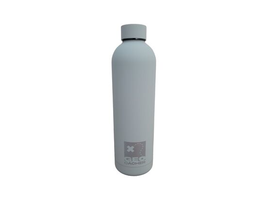 Geocacher Trinkflasche 0.75L Hell Grau
