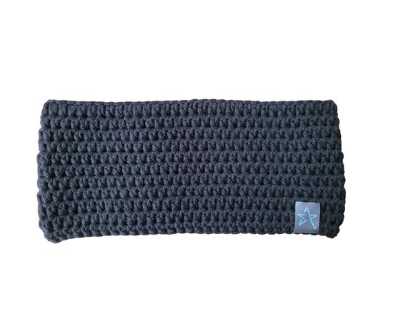Geocacher Stirnband Merino Schwarz