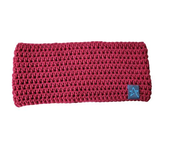 Geocacher Stirnband Merino Rot