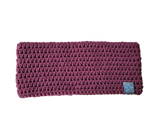 Geocacher Stirnband Merino Bordeaux