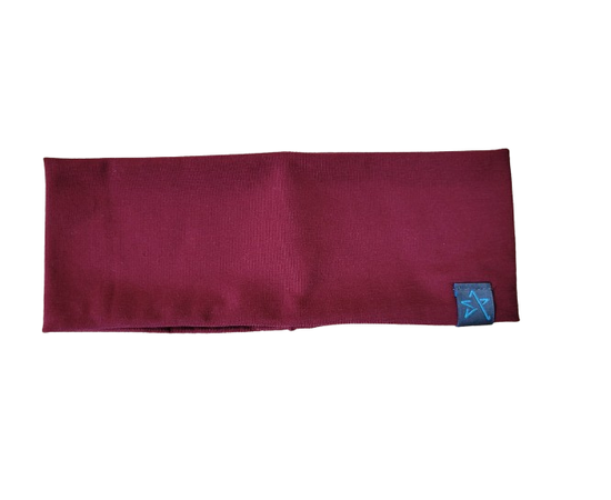 Geocacher Stirnband Jersey Bordeaux