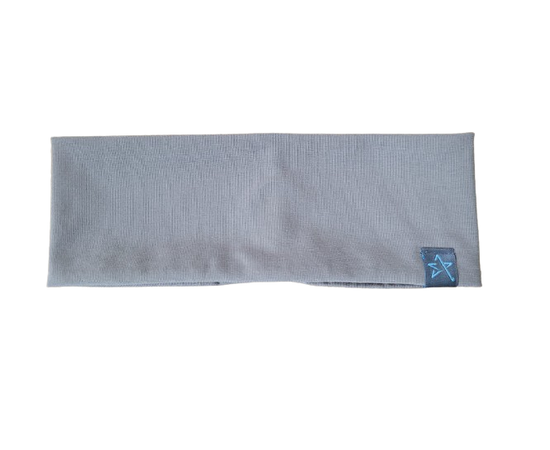 Geocacher Stirnband Jersey Grau