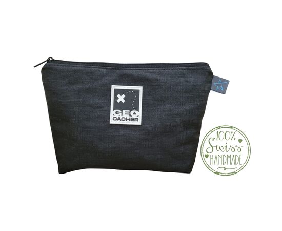 Geocacher Necessaire Schwarz gross