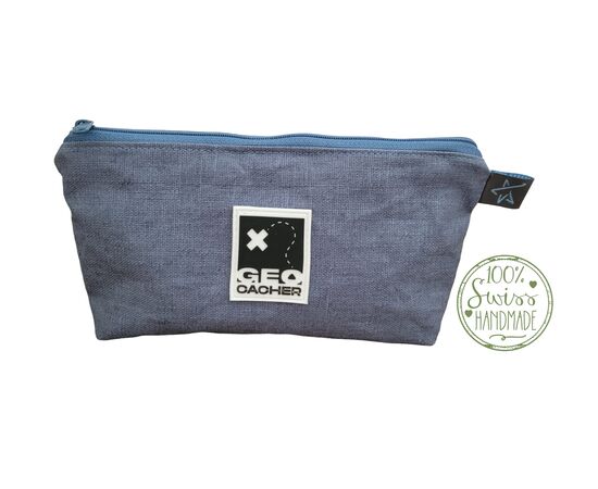 Geocacher Necessaire Jeans Blau klein