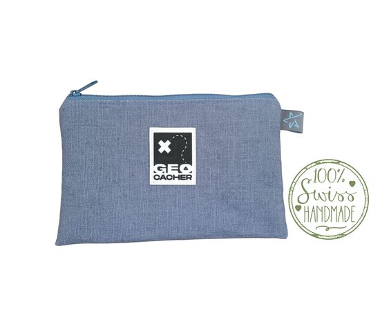Geocacher Etui Jeans Blau
